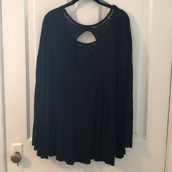 Free People Black Blouse - Picture 6 of 8